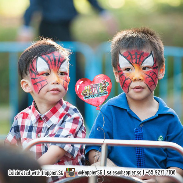Face Painting Singapore Spiderman Superhero 3