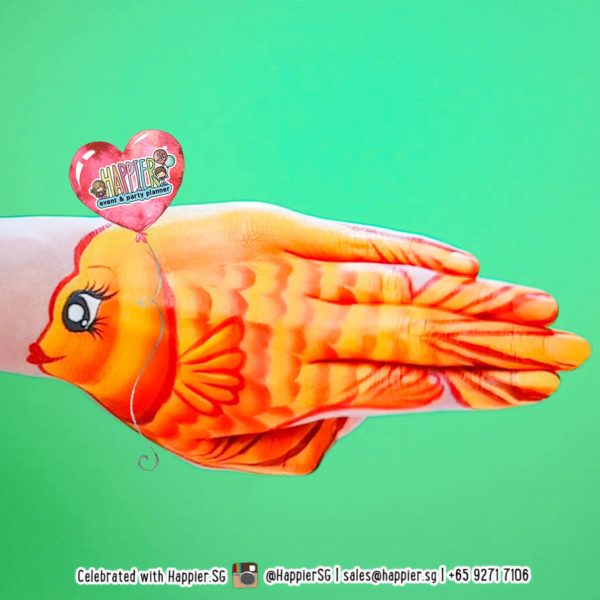 Hand Art Painting Makeup Artist