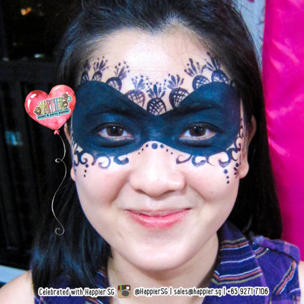 Masquerade Mask Face Paint Makeup Artist