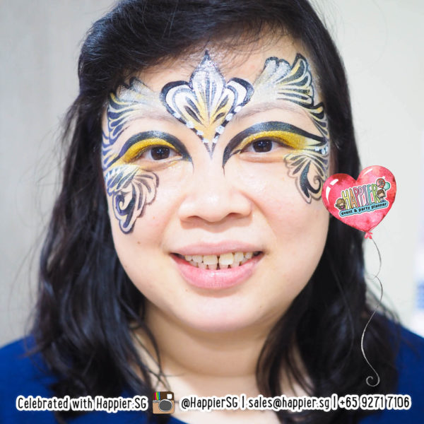Masquerade Mask Face Paint Makeup Artist