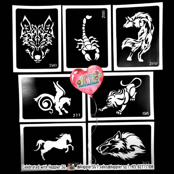 Neon Temporary Tattoo